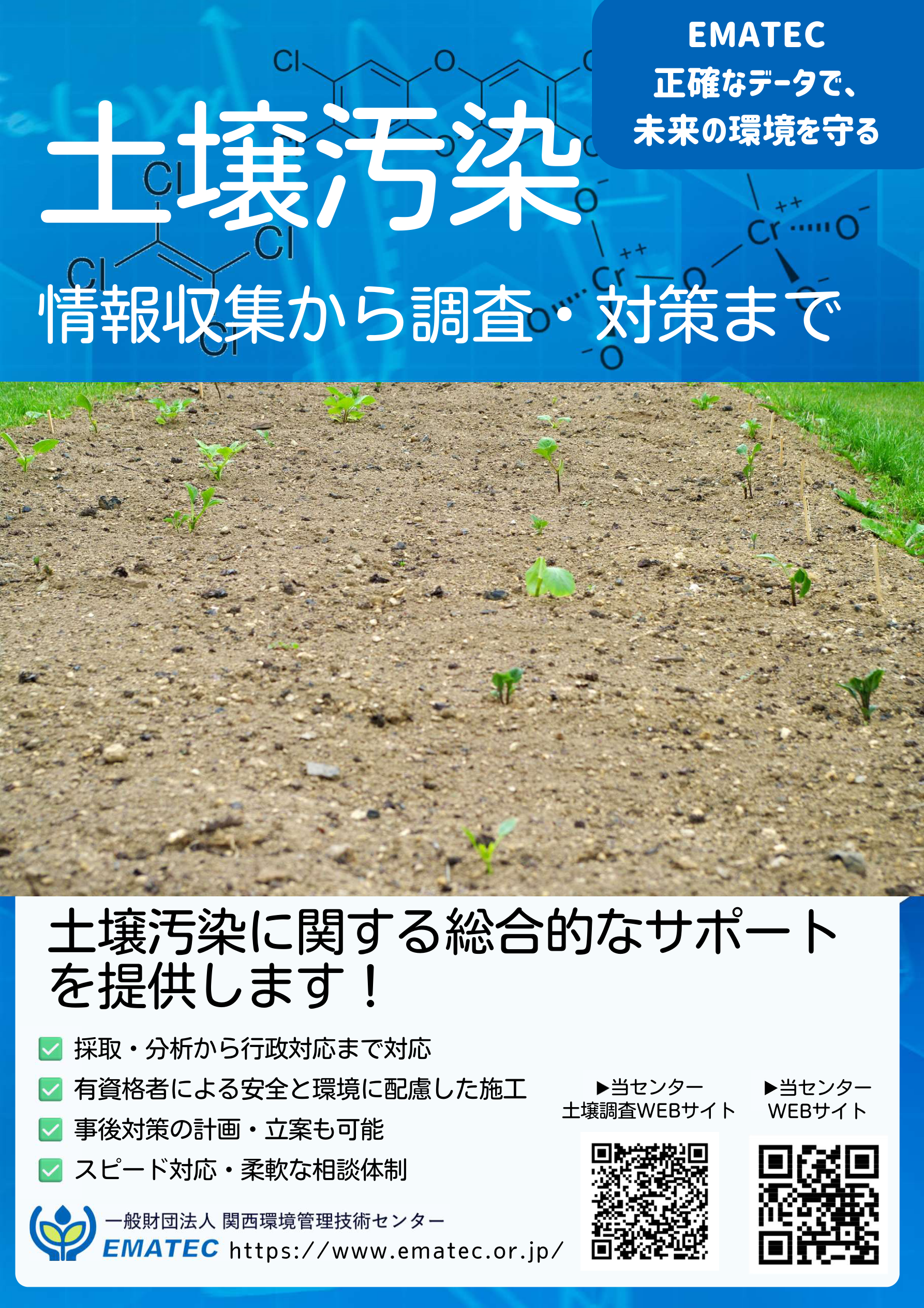 土壌汚染分析のイメージ